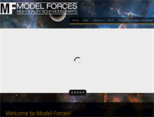 Tablet Screenshot of model-forces.com